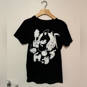 Hot Topic 9 Lives Cat Reaper T-Shirt